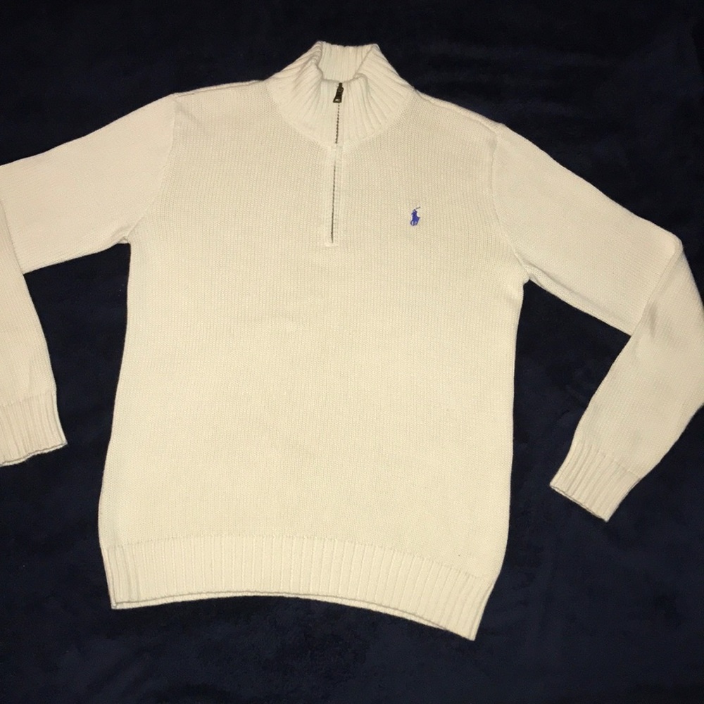 Polo Half Zip Sweater